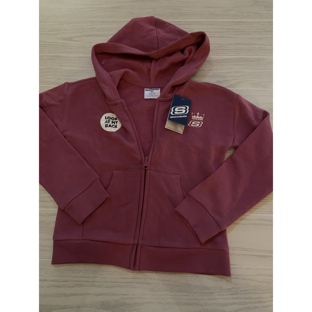 skechers active hoodie girls 6X Pink Or‎ Red Violet
